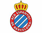 Dibujo Escudo del RCD Espanyol pintado por Luke