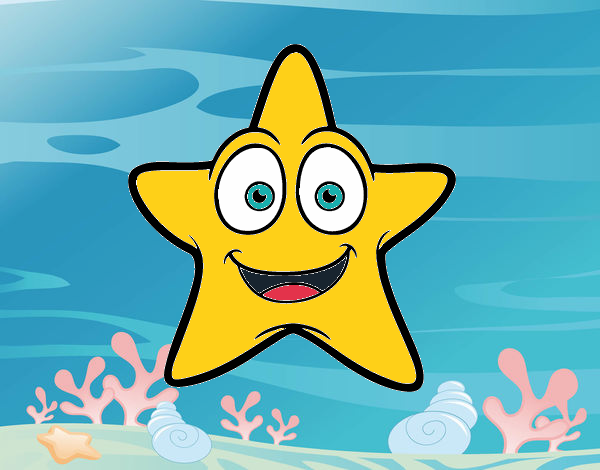 Estrella de mar sonriente