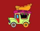 Food truck de perritos calientes