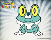 Dibujo Froakie pintado por Wacoo40