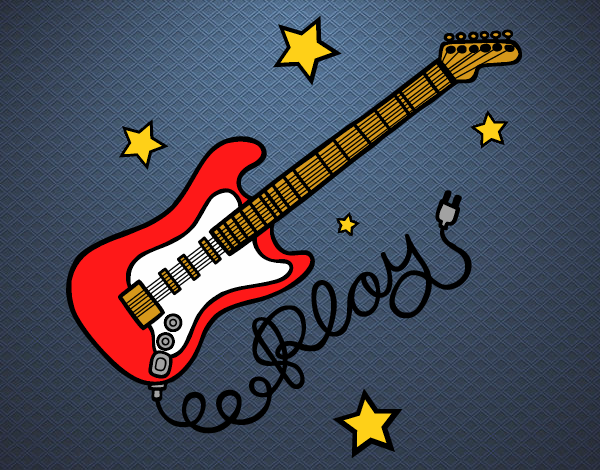 Guitarra y estrellas