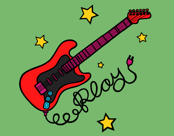 Guitarra y estrellas