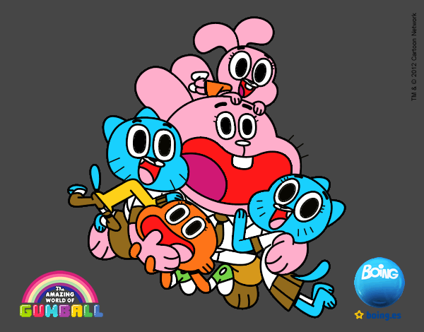 Gumball y amigos contentos