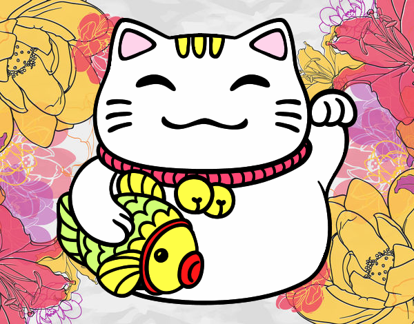 Maneki-neko de la abundancia