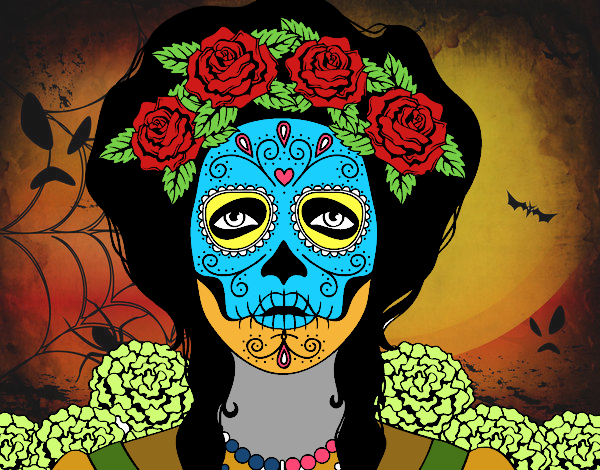 Mujer calavera mejicana