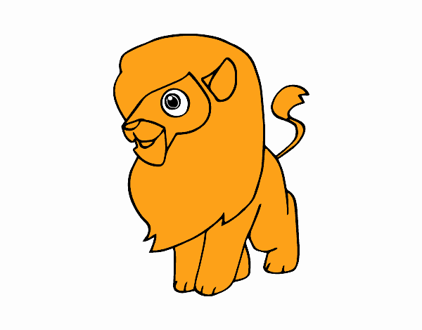 Un león