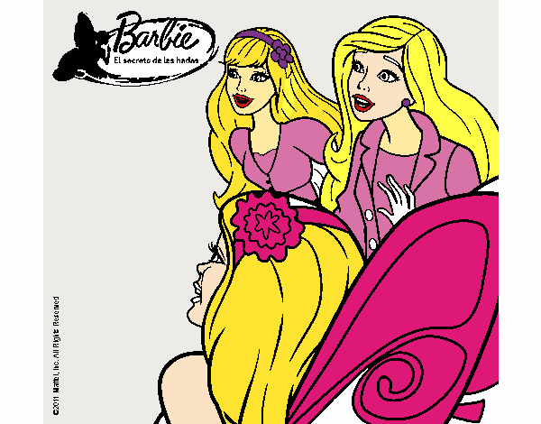 Barbie y sus amigas sorprendidas