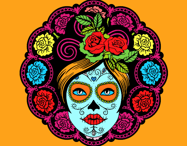 Calavera mejicana femenina