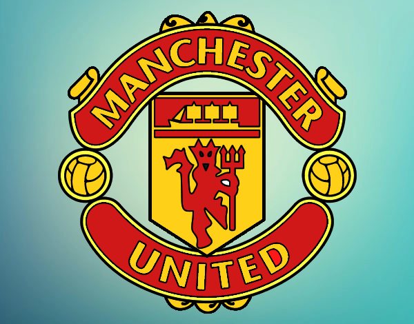 Dibujo de Escudo del Manchester United pintado por en Dibujos.net el ...