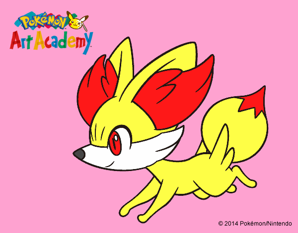 Fennekin corriendo