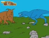 Dibujo Gorgosaurio pintado por Luke