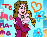 Madre e hija abrazadas