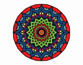 Dibujo Mandala creciente pintado por Chiche8