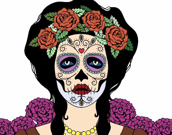 Mujer calavera mejicana