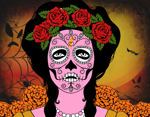 Mujer calavera mejicana