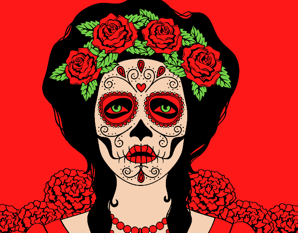 Mujer calavera mejicana