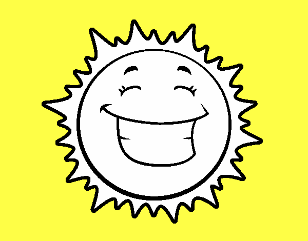 Sol sonriendo