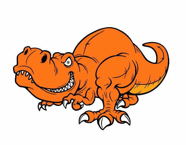 Dibujo Tyrannosaurus Rex pintado por Tenochreye