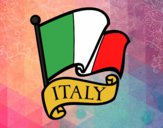 Dibujo Bandera de Italia pintado por clara21148