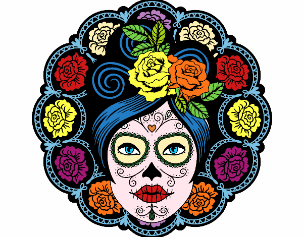 Calavera mejicana femenina