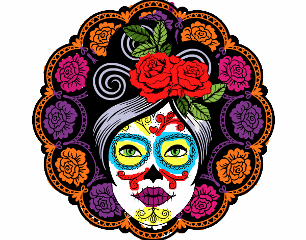 Calavera mejicana femenina