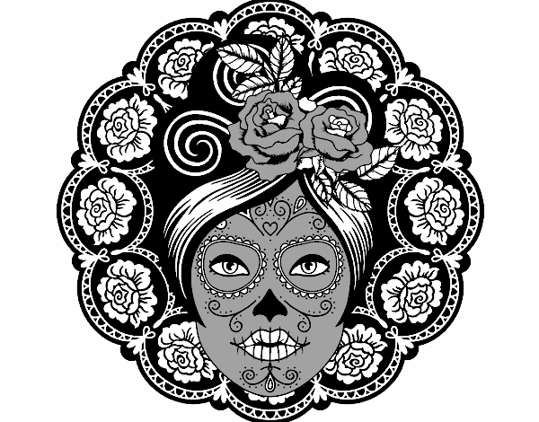 Calavera mejicana femenina