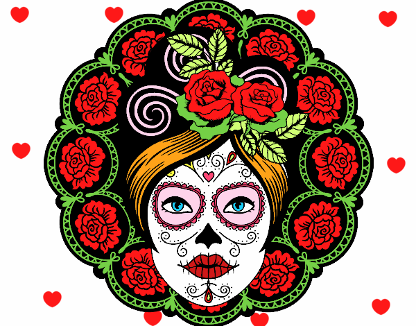 Calavera mejicana femenina