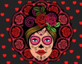 Calavera mejicana femenina