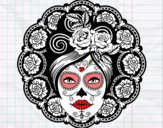 Calavera mejicana femenina