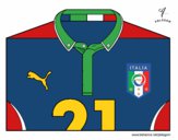 Camiseta del mundial de fútbol 2014 de Italia