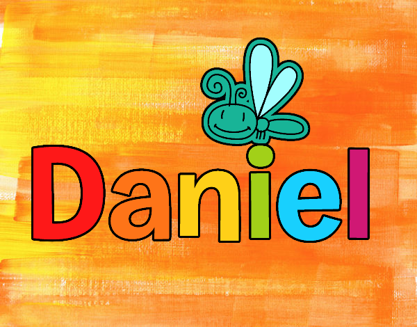 Dibujo Daniel pintado por helio