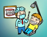 Dentista con paciente