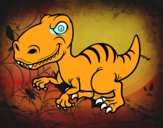 Dinosaurio velociraptor