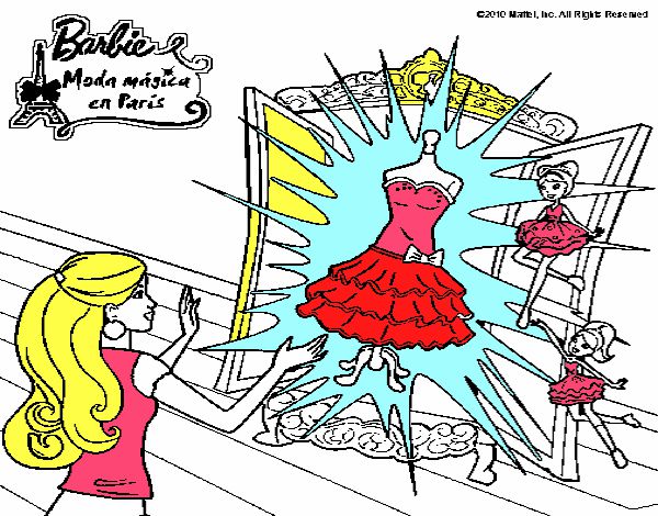 El vestido mágico de Barbie