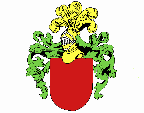 Escudo de armas y casco