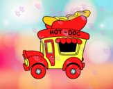 Food truck de perritos calientes