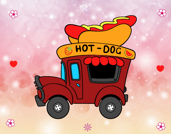 Food truck de perritos calientes