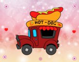 Food truck de perritos calientes