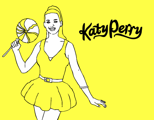 Katy Perry con piruleta