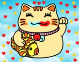 Maneki-neko de la abundancia