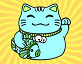 Maneki-neko de la abundancia