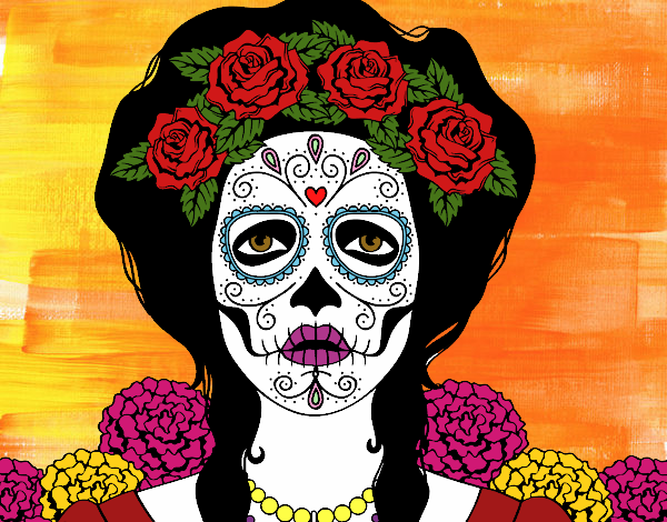 Mujer calavera mejicana