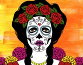 Mujer calavera mejicana