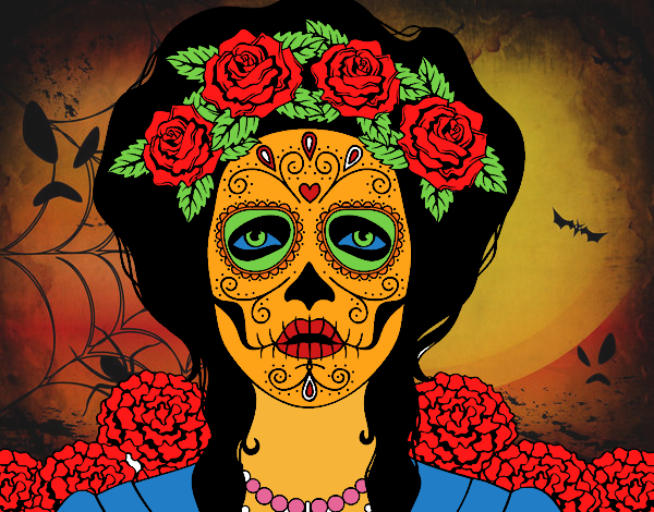 Mujer calavera mejicana