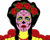 Mujer calavera mejicana