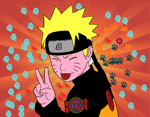 Naruto sacando lengua