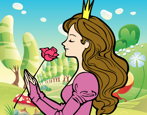 Princesa y rosa