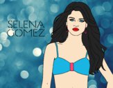 Dibujo Selena Gomez pintado por victorys
