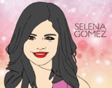 Dibujo Selena Gomez sonriendo pintado por victorys