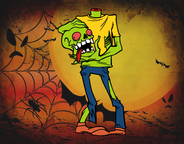 oo un zomby feliz hallowen